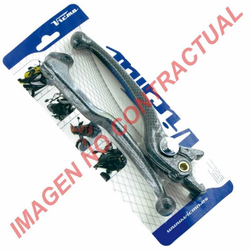V PARTS JUEGO DE MANETAS CARBONO 80155
