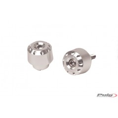 PUIG HANDLEBAR END COUNTERWEIGHTS, SHORT ALUMINUM 20MM 7130