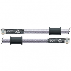 VENHILL Latiguillo de freno metálico tuercas cromadas 1025MM 32102512VAR