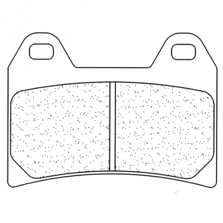 CL BRAKES Pastillas Freno Delanteras Sinterizadas para Motos Superdeportivas - Gama XBK5 2539XBK5