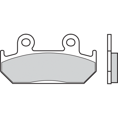 BREMBO PAD, BRAKE 07HO2107