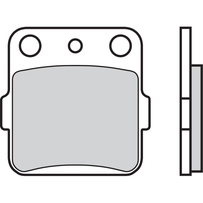 Semi-metallic brake pads