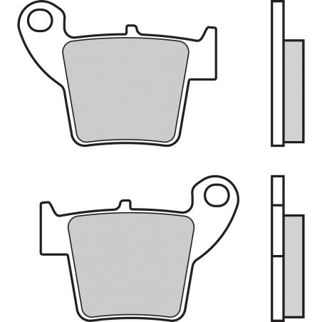 BREMBO PAD, BRAKE 07HO48SD