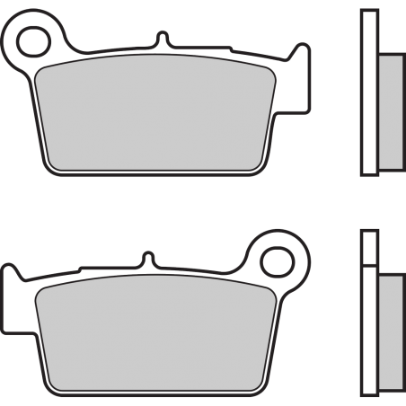 BREMBO PAD, BRAKE TRASERAS SINTERIZADAS 07YA41SD