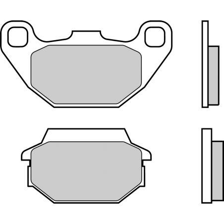 BREMBO PAD, BRAKE 07022XS