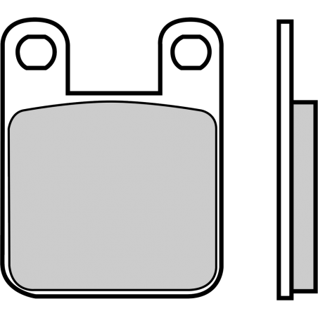Semi-metallic brake pads