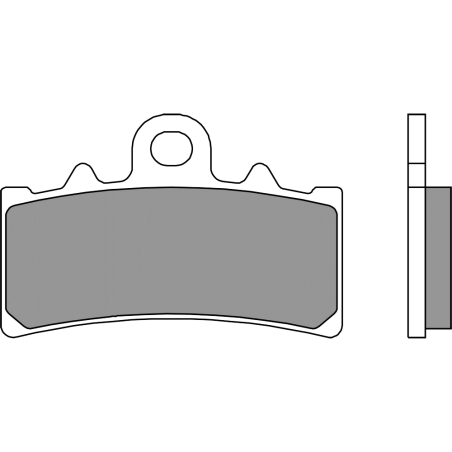 BREMBO Pastillas de freno organicas 07GR18CC