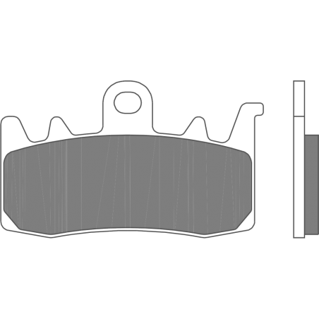 BREMBO Sintered brake pads for racing professionals 07BB38RC 07BB38RC