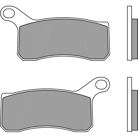 BREMBO Sintered brake pads for racing professionals 07GR07SX 07GR07SX