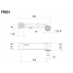 RIZOMA Kit de montaje para intermitente en carenado LIGHT UNIT FR851