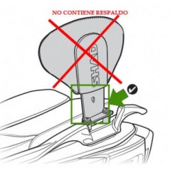 SHAD Fijacion soporte respaldo pasajero (sin respaldo) V0X815RV
