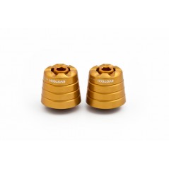 EVOTECH Contrapesos Final Storm de aluminio aeronáutico para motocicletas FS-KA1