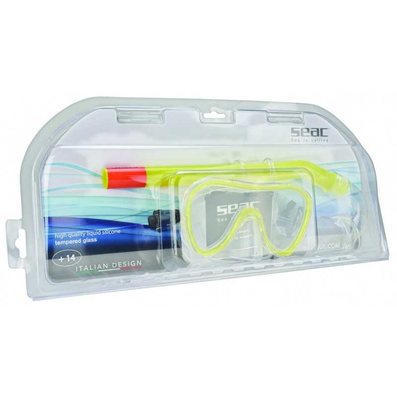SEAC SUB Kit mascara y tubo snorkel buceo SET BIS SALINA SILTRA 0890007360000A