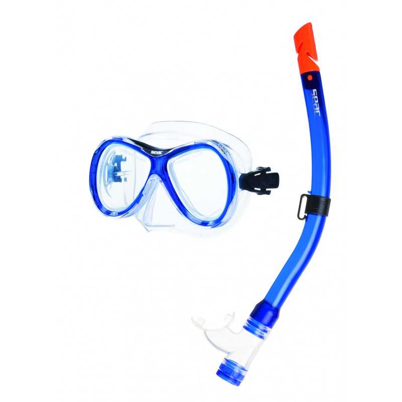 SEAC SUB Kit mascara y tubo snorkel buceo SET BIS CAPRI MD 0890012160000A