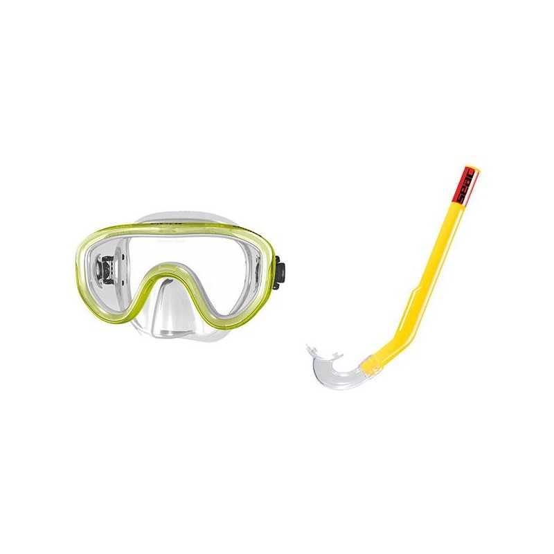 SEAC SUB Kit mascara y tubo snorkel buceo SET BIS MARINA SILTRA 0890015360000A