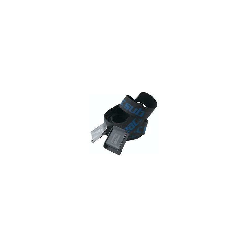 SEAC SUB BELT FOR LEADS WITH PLASTIC BUCKLE WEIGHT BELT NYLON BLACK/SILVER 0990002003000A