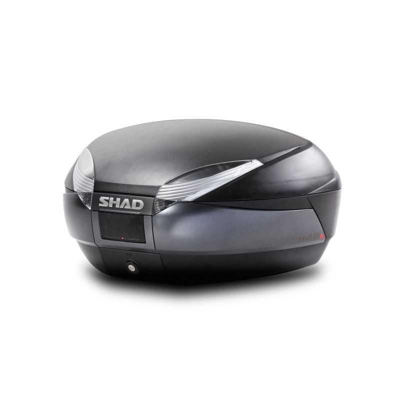 SHAD Baul trasero + bolsa interna herraje montaje SH48 DARK GREY PREMIUM KIT-245273