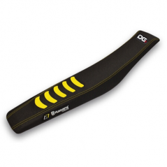 BLACKBIRD RACING Funda de asiento Doble agarre 3 Husqvarna negro/amarillo 1622H 83371