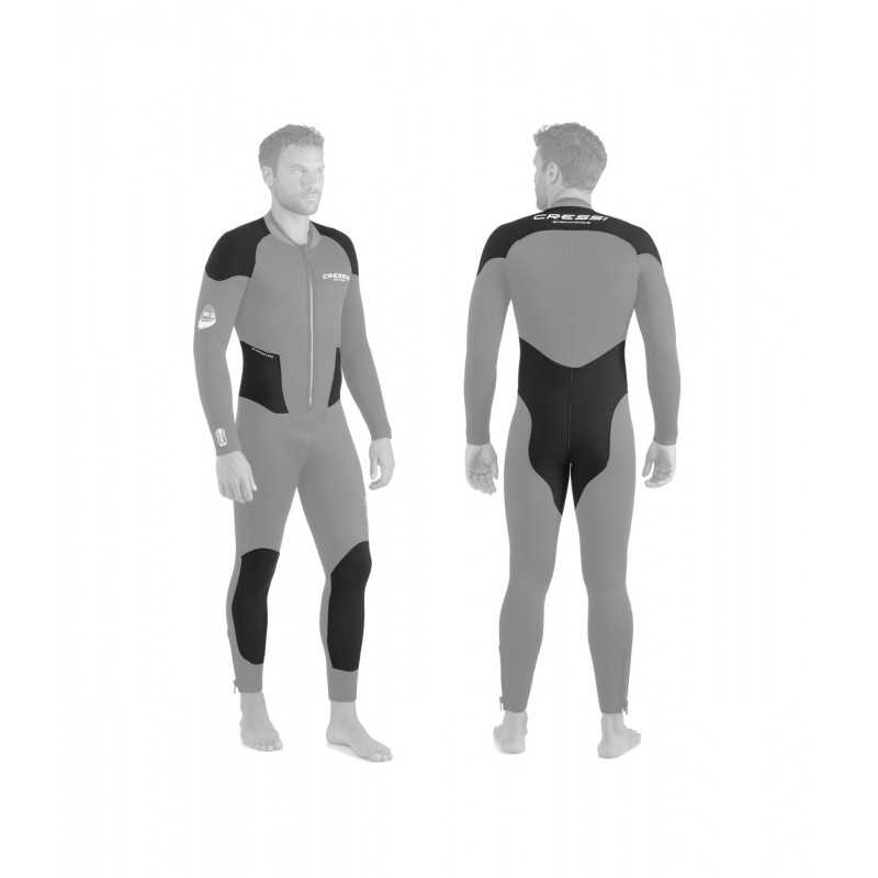CRESSI Traje de buceo neopreno monopieza con capucha para hombre ENDURANCE 5 MM CLV 500003VAR