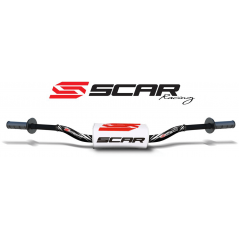 SCAR Aluminum handlebar without central bar with blood sausage O² 28.6 MM VILLOPOTO/STEWART 4010003802VAR
