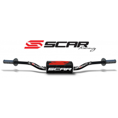 SCAR Aluminum handlebar without central bar with blood sausage O² 28.6 MM VILLOPOTO/STEWART 4010003802VAR