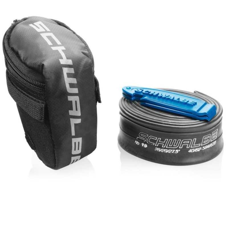 SCHWALBE Bolsa bicicleta para tija de sillin con camara y 2 desmontables MTB BTT 26 318813