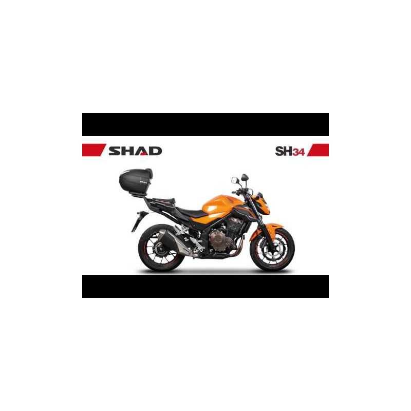SHAD Baul trasero + herraje montaje SH34 CARBON LOOK KIT-242923