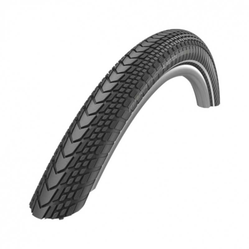 SCHWALBE Cubierta neumatico plegable para bicicleta reflectante MARATHON SUPREME 28x1.50 700x38C HS603 EVO V-GUARD ADDIX 40-622 