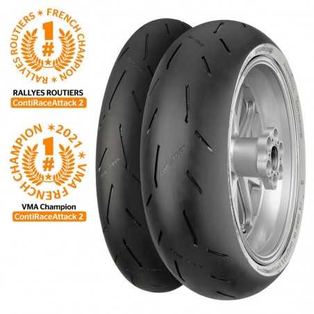 CONTINENTAL Competition tire CONTIRACEATTACK 2 MED 160/60 ZR 17 M/C 69W TL 90000426