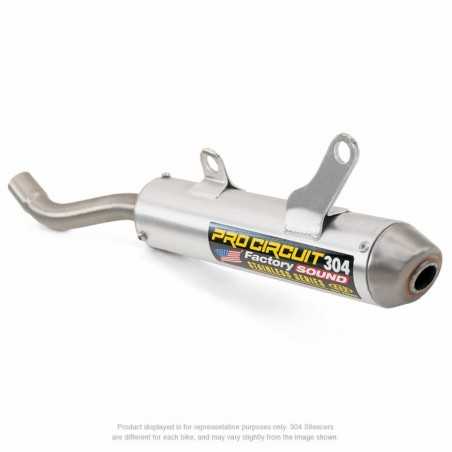 PRO CIRCUIT Silencioso de escape aluminio con tapa acero 304 INOX 7000005206
