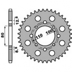 PBR Steel transmission plate crown 41 630 47000258