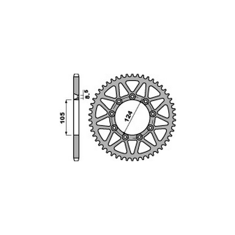PBR Steel transmission plate crown 520 476350551