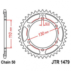 Sprocket rear plate  1479 zinc con 48 dientes