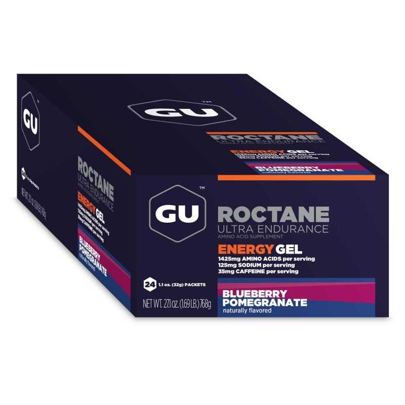 GU Energy drink for athletes blueberry and pomegranate flavor ROCTANE (24U) 769493205018-24