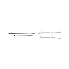 BIHR Bridas de nylon 2.5 X 100 MM 891393VAR