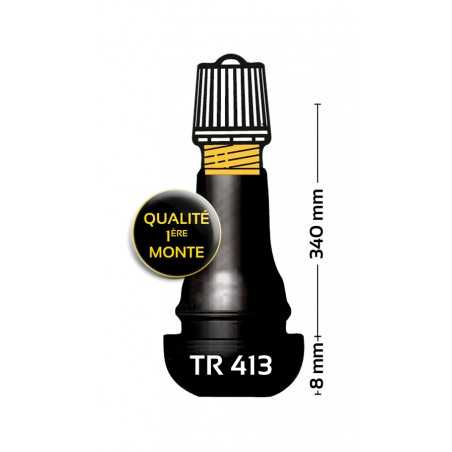 BIHR Bag of 100 straight rubber valves TR413 8941004