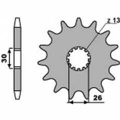 PBR Anti-noise steel chain sprocket 530 2090 4080001018