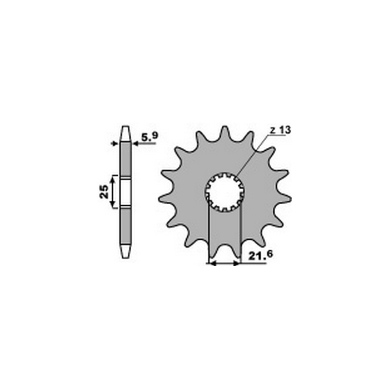 PBR Chain sprocket 520 46000125