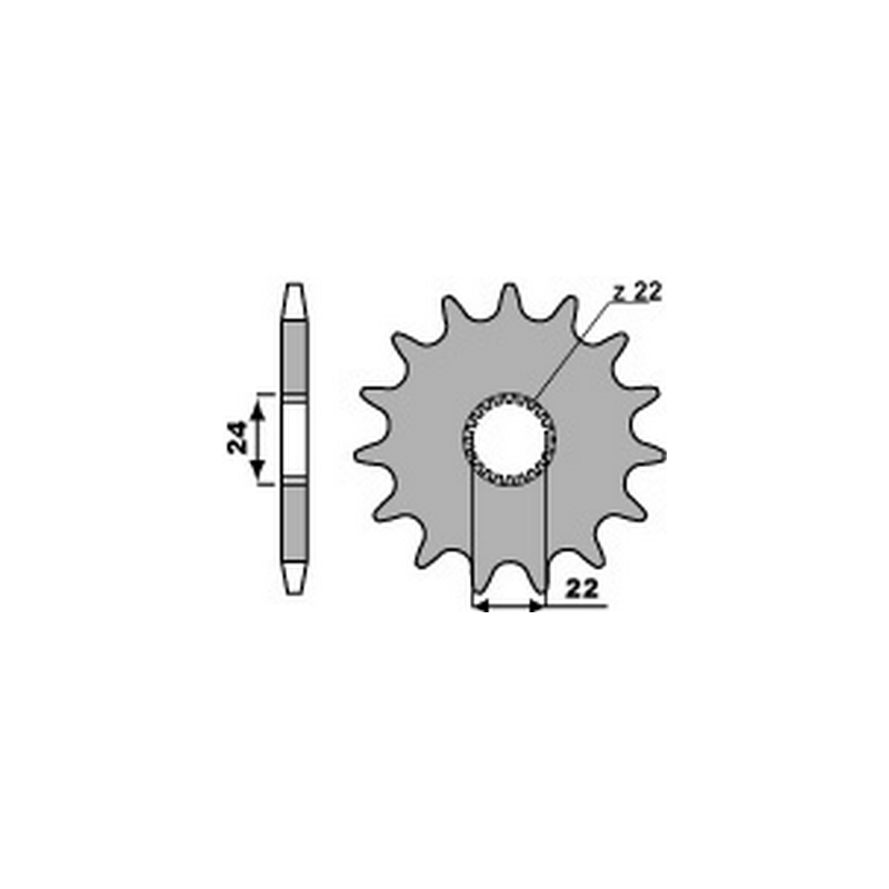 PBR Chain sprocket 520 46000048
