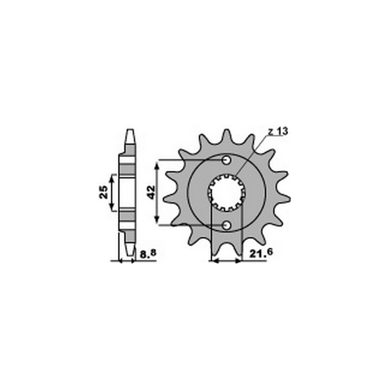 PBR Chain sprocket 520 46000034