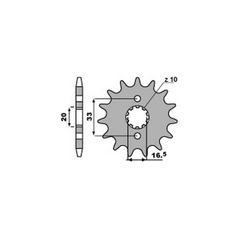 PBR Chain sprocket 520 46000066