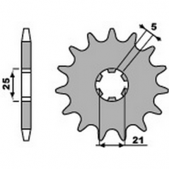 PBR Chain sprocket 520 46456913