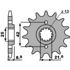 PBR Chain sprocket 520 46452314