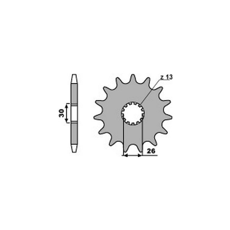 PBR Chain sprocket 525 46000156