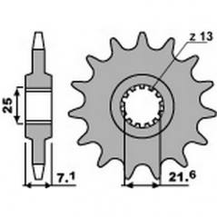 PBR Chain sprocket 520 46000168