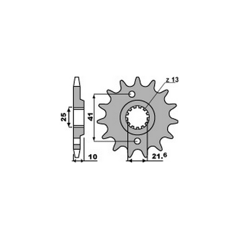 PBR Chain sprocket 520 46000197