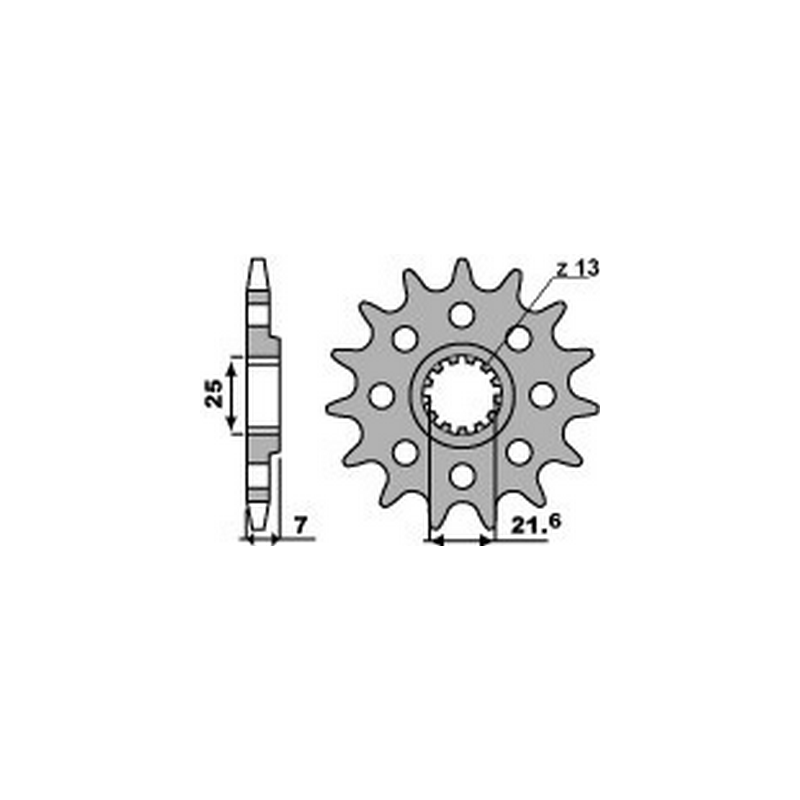 PBR Chain sprocket 520 46000269
