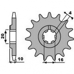 PBR Chain sprocket 520 46206613