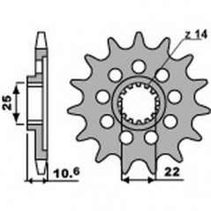 PBR Chain sprocket 520 46212715VAR
