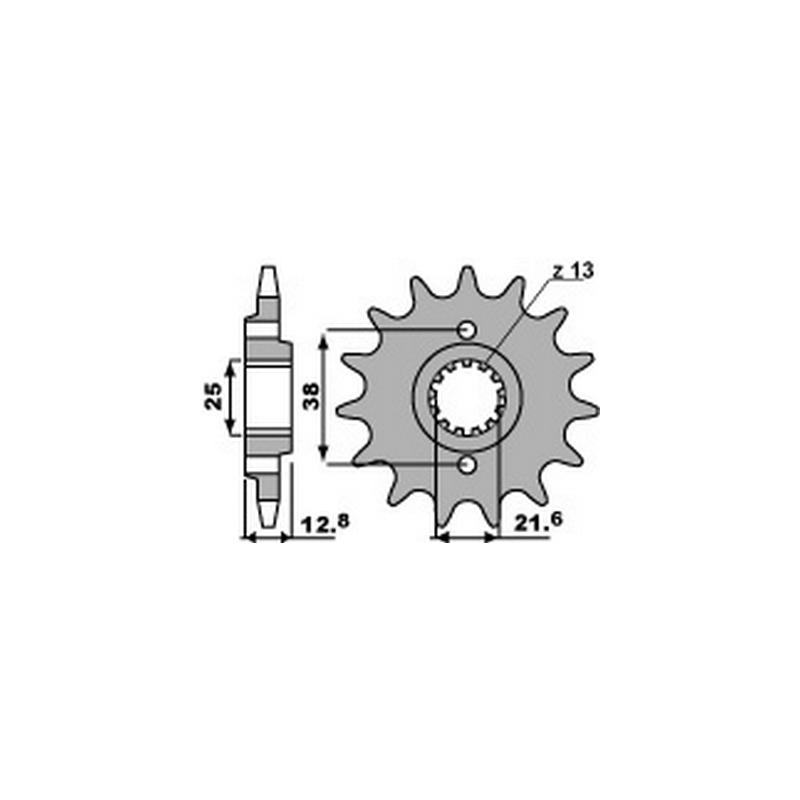PBR Chain sprocket 520 46451114